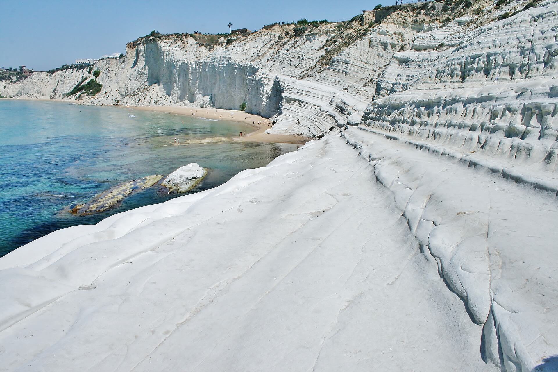 7 day itinerary sicily - scala dei turchi