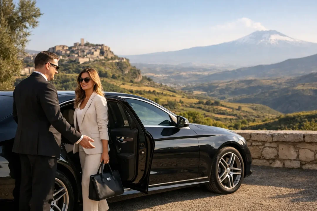 Mercedes Chauffeur Service Sicily for Private Travel